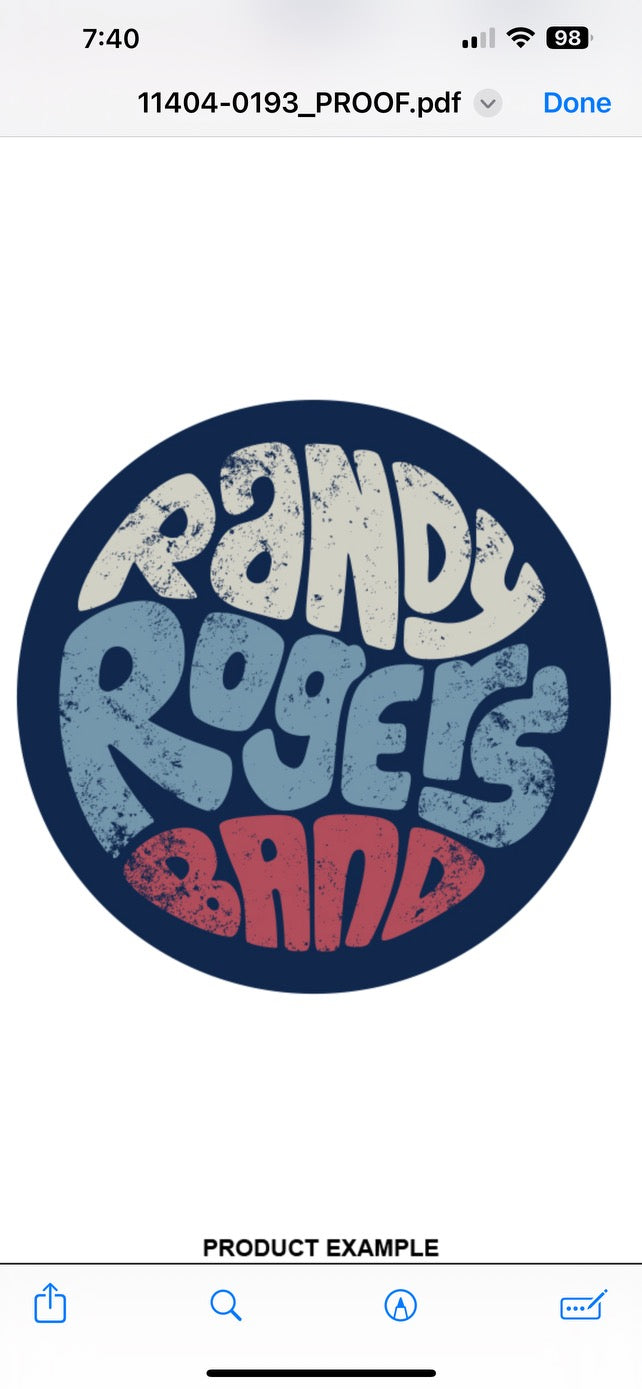 RRB Circle Sticker